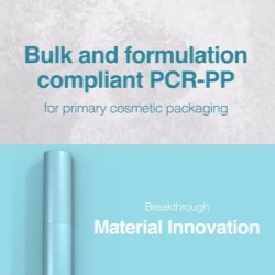 Material Innovation: First Ever Formulation Compliant PCR-PP Material
